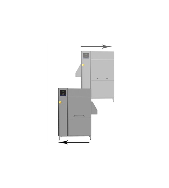 Single Rinse Rack Type dishwashers - 100 racks per hour